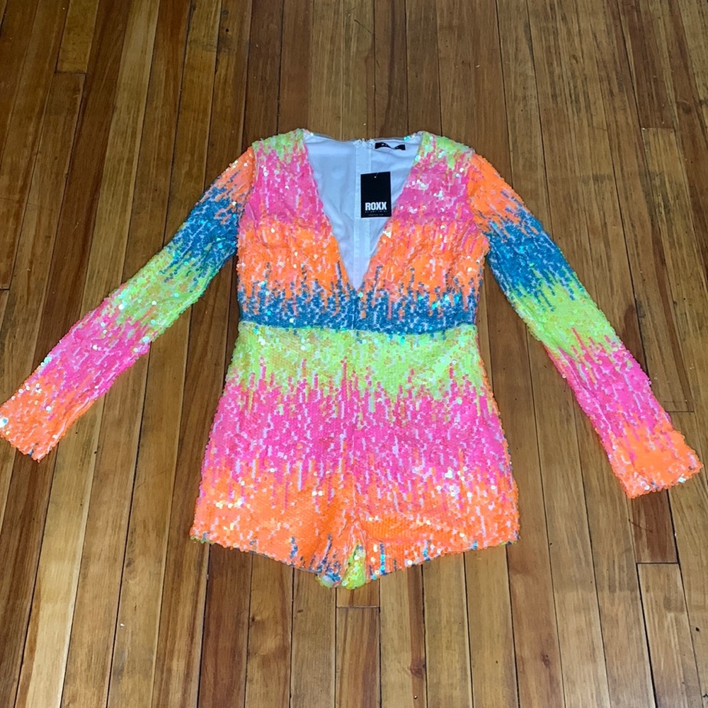 Sequined romper